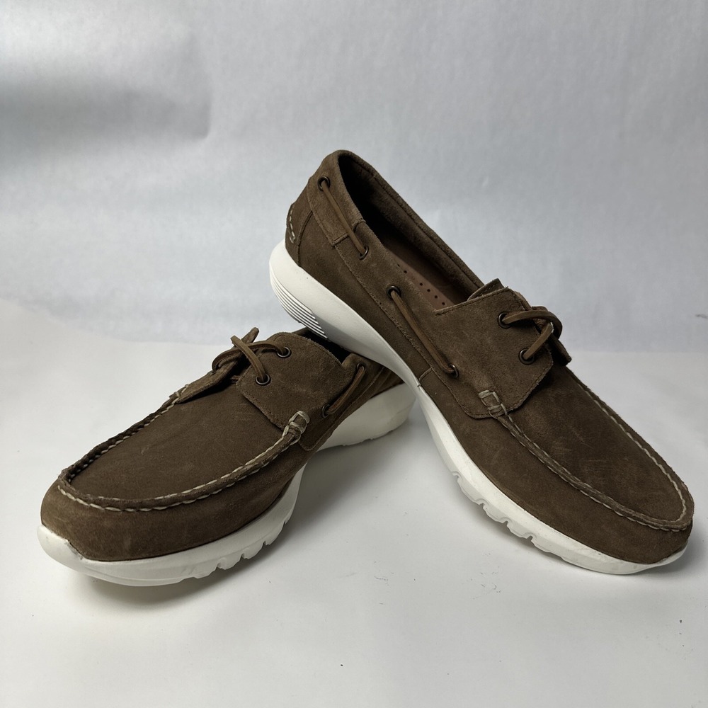 THURSDAY Boot Co. Men's "Handsewn Runner" Dusty Leather Deck Shoes Size 11.5